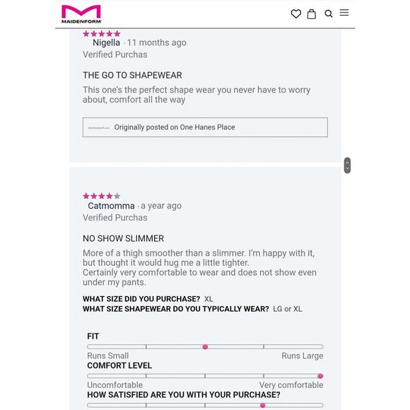 3XL PLUS THIGH SLIMMERS MAIDENFORM FLEXEES COOL COMFORT 2-PACK - Picture 12 of 13